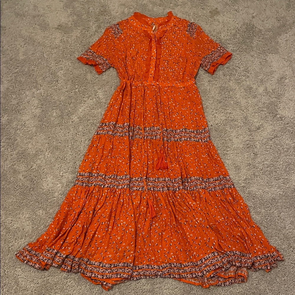 Free People Floral Maxi Dress